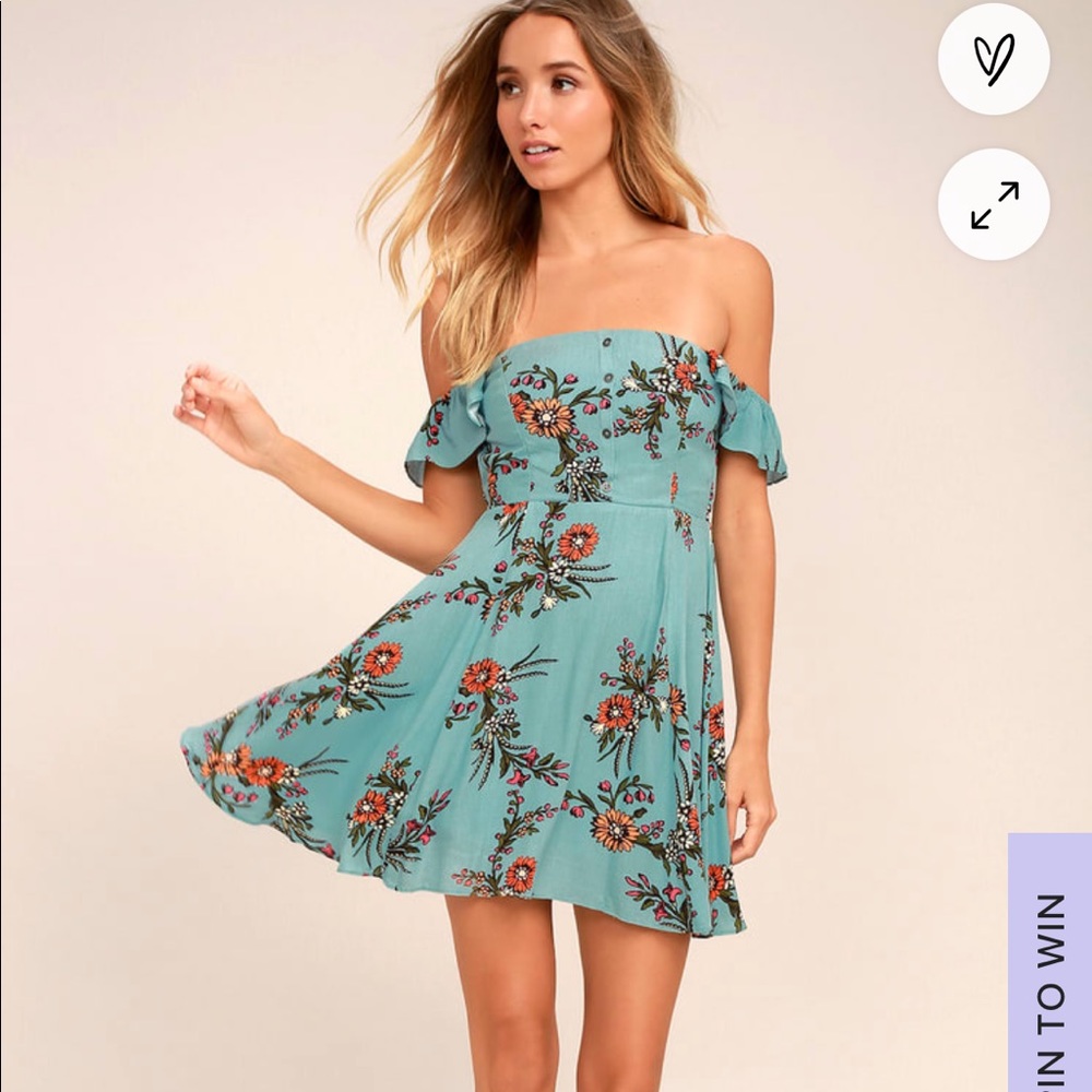 Lulus off the shoulder dress